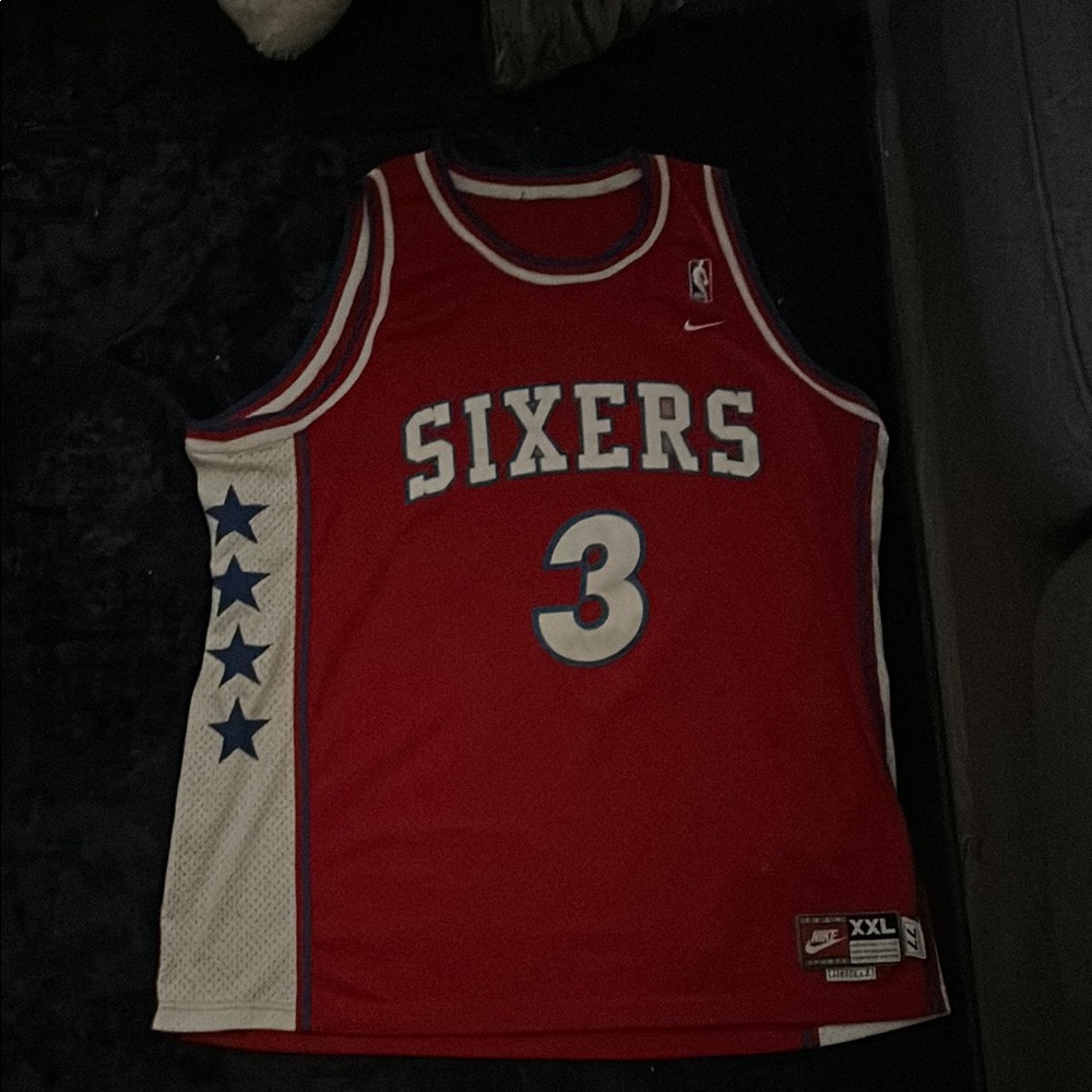 Nike Red Sixers Basketball Jersey